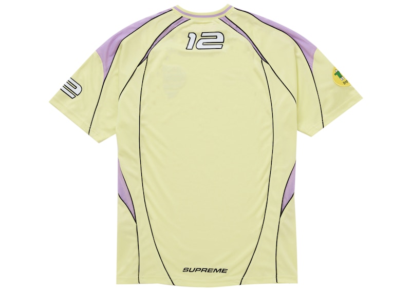 Supreme Piping Soccer Jersey Yellow 圖 2