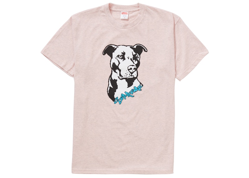 Buy シュプリーム ピットブルTシャツ (杢ピンク)
