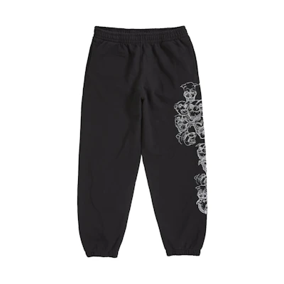 Supreme Pitbulls Embroidered Sweatpant Black