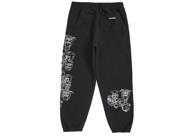 Lookbook Supreme Pitbulls Sweatpant Bordir Hitam