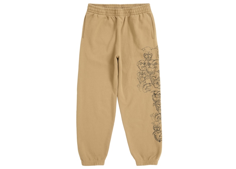 Supreme Pitbulls Embroidered Sweatpant Brown
