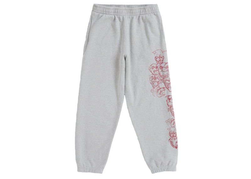 Buy シュプリーム ピットブル 刺繍スウェットパンツ ヘザーグレー