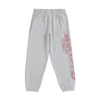 Supreme Pitbulls Embroidered Sweatpant Heather Grey