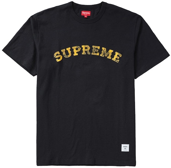 supreme-plaid-applique-s-s-top-black