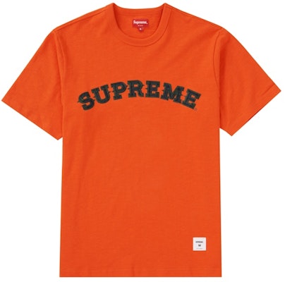 Supreme Plaid Applique S/S Top Orange Buy Supreme Plaid Applique S/S Top Orange