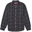 Buy Supreme Plaid Flannel Shirt (FW24) Black