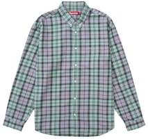 Supreme Plaid Flannel Shirt (FW24) Blue Supreme Plaid Flannel Shirt (FW24) Blue