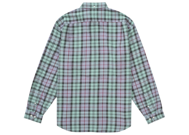 Order Kemeja Flanel Kotak Supreme (FW24) Biru