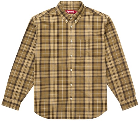 Supreme タン チェック フランネル シャツ (FW24) Buy Supreme タン チェック フランネル シャツ (FW24)