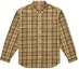 Buy Supreme タン チェック フランネル シャツ (FW24)