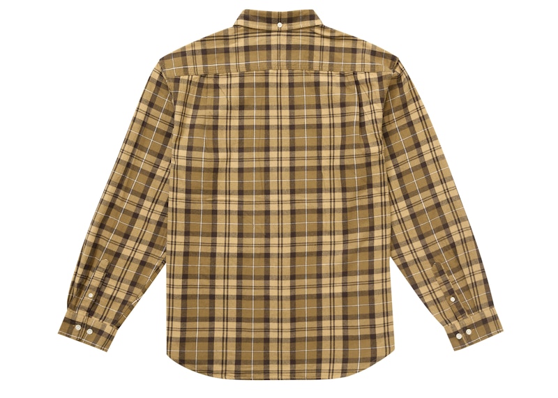 Order Supreme Kemeja Flanel Kotak (FW24) Tan