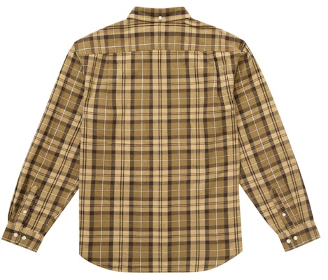 Supreme タン チェック フランネル シャツ (FW24) Order Supreme タン チェック フランネル シャツ (FW24)