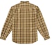 Order Supreme タン チェック フランネル シャツ (FW24)