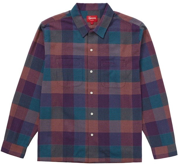 supreme-plaid-flannel-shirt-multicolor