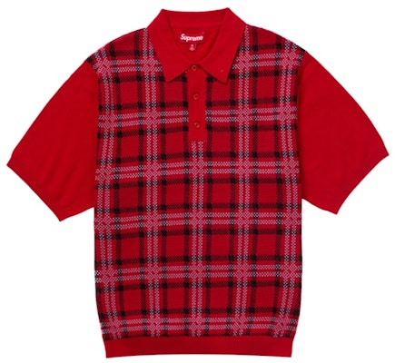 슈프림 플래드 니트 반팔 폴로 레드 Buy 슈프림 플래드 니트 반팔 폴로 레드