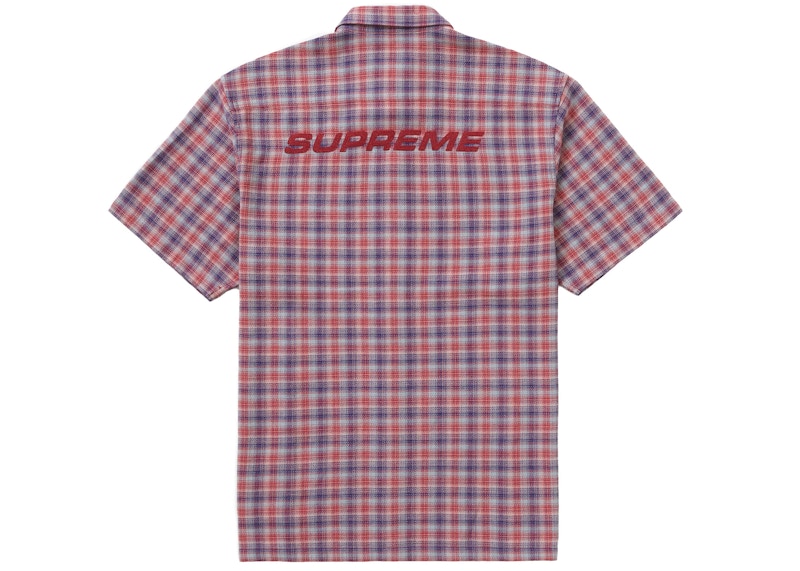 Order Supreme Plaid S/S Shirt (SS22) 'Red'