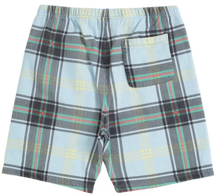 Supreme Plaid Sweatshort Light Blue Order Supreme Plaid Sweatshort Light Blue