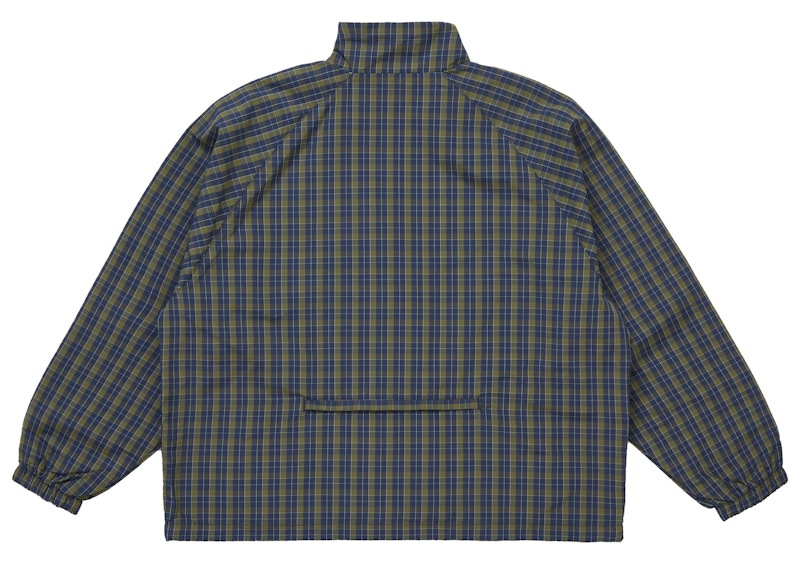 Order Supreme 格紋運動外套 海軍藍