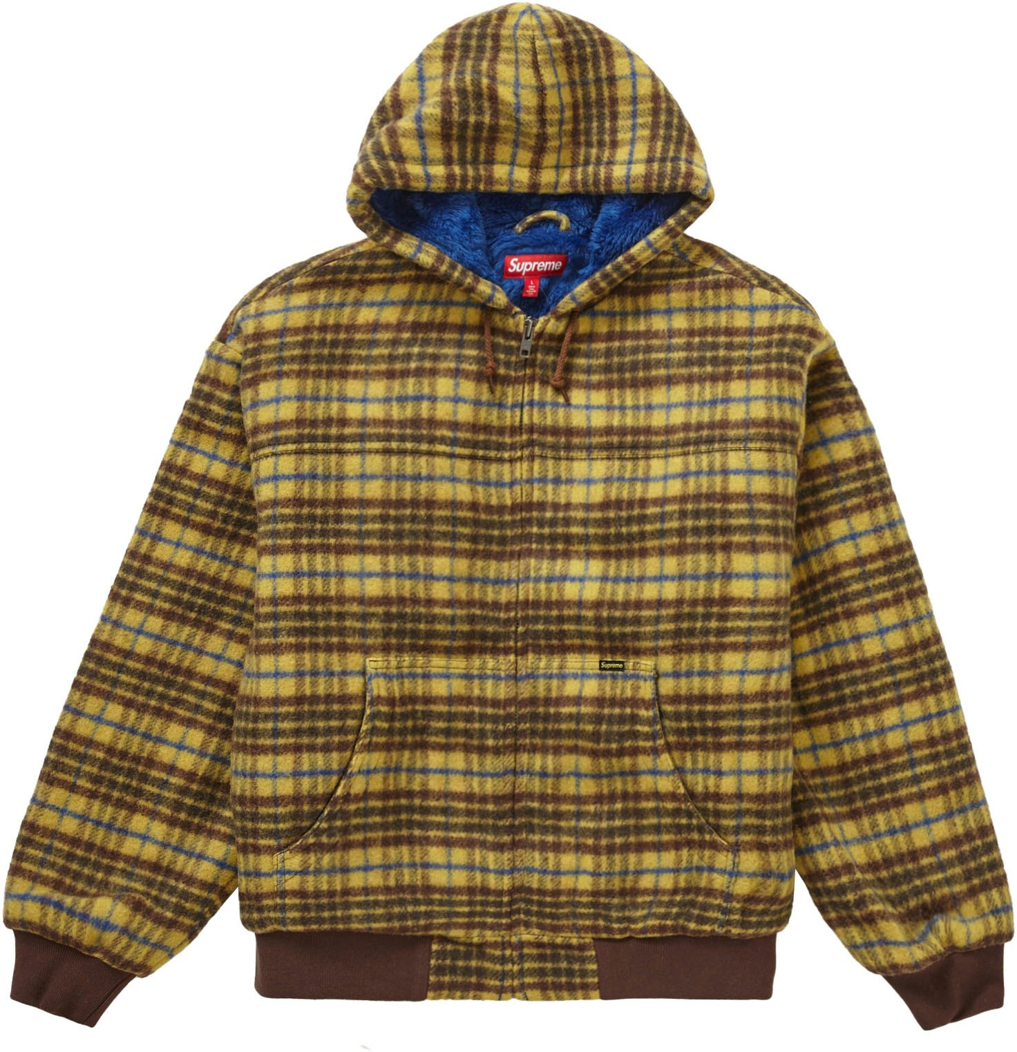 ブルゾンSupreme Plaid Wool Hooded Work Jacket