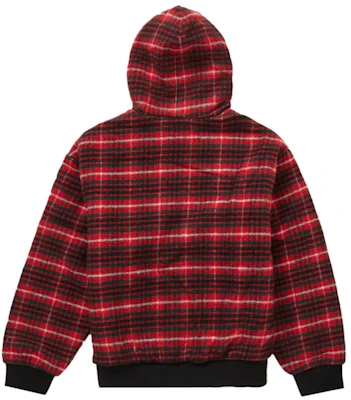 Supreme Jaket Kerja Berhud Wol Kotak Merah Lookbook Supreme Jaket Kerja Berhud Wol Kotak Merah
