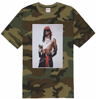 Supreme Playboi Carti Tee Woodland Camo Supreme Playboi Carti Tee Woodland Camo