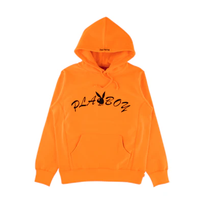 Supreme Playboy Hooded Sweatshirt (SS17) Orange