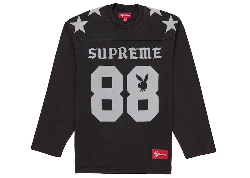 Supreme Playboy L/S Football Top Black