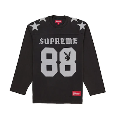 Supreme Playboy L/S Football Top Black