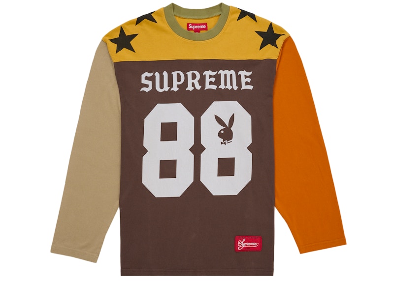 Supreme Playboy L/S Football Top Brown