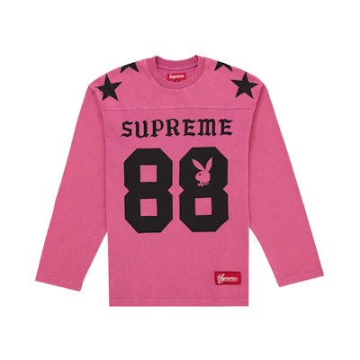 Supreme Playboy L/S Football Top Pink