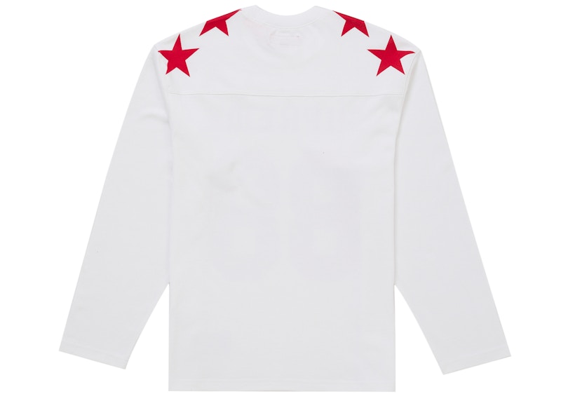 Order Supreme Playboy Baju Bola Lengan Panjang Putih