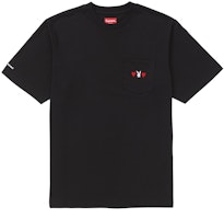 Supreme Playboy Pocket Tee Black