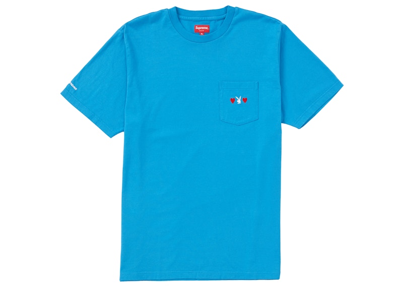 Buy "Supreme Playboy Camiseta de Bolsillo Azul Brillante"