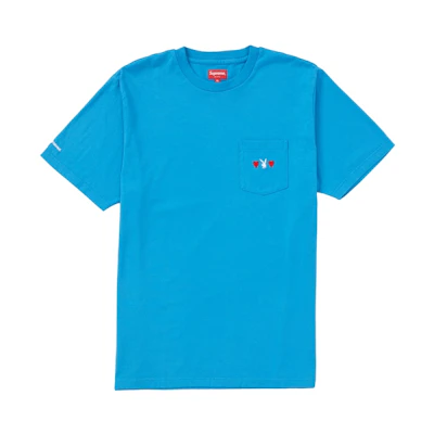 Supreme Playboy Pocket Tee Bright Royal