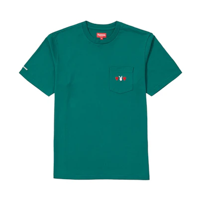 Supreme Playboy Pocket Tee Green