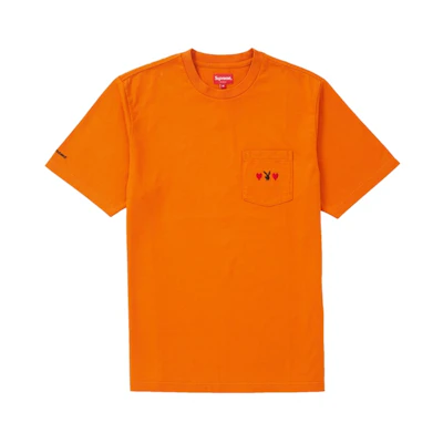 Supreme Playboy Pocket Tee Orange