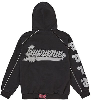 Supreme Playoffs Zip Up Hooded Sweatshirt Hitam Order Supreme Playoffs Zip Up Hooded Sweatshirt Hitam