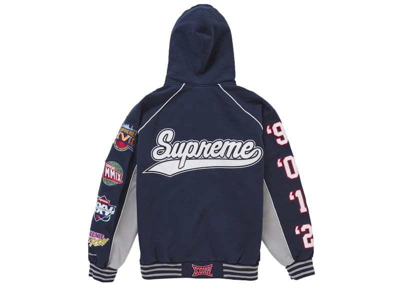 Order Supreme 季後賽拉鏈連帽衛衣 海軍藍