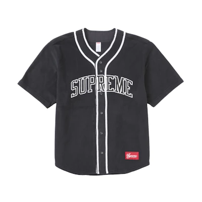 Supreme Polartec Baseball Jersey Black