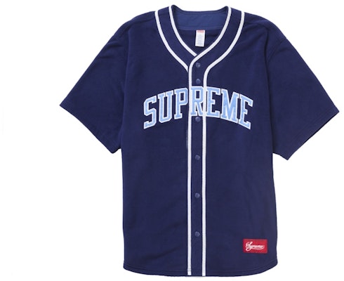 Supreme Polartec Baseball Jersey Navy Buy Supreme Polartec Baseball Jersey Navy