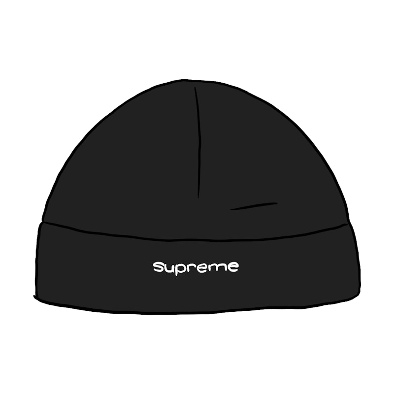 Buy Supreme Polartec 黑色毛帽