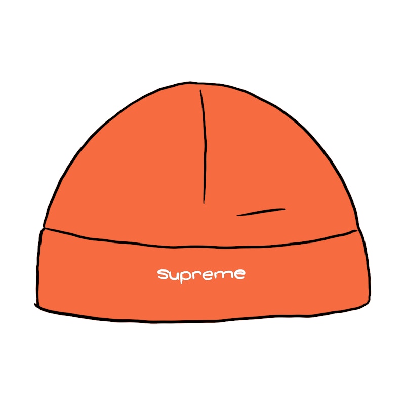 Supreme Polartec Beanie Bright Orange