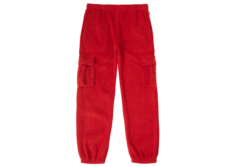 Buy Celana Kargo Polartec Merah Supreme