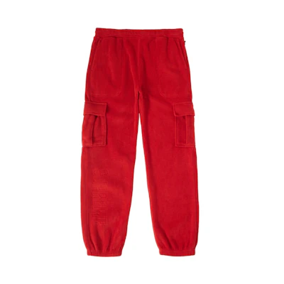 Supreme Polartec Cargo Pants Red