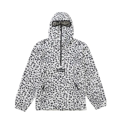 Supreme Polartec Facemask Half Zip Hooded Sweatshirt (FW24) Leopard