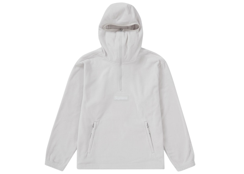 Buy Supreme Polartec Facemask Half Zip Hooded Sweatshirt Light