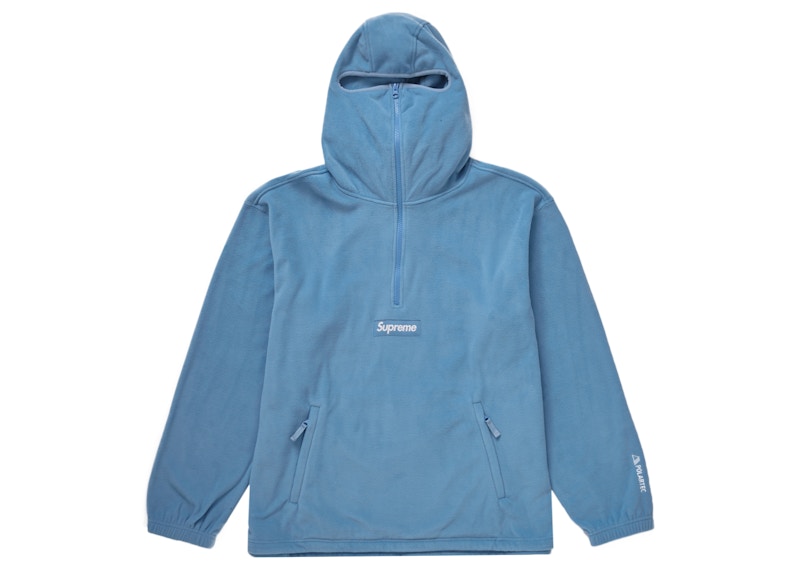 Supreme Polartec Facemask Half Zip Pullover Dusty Teal