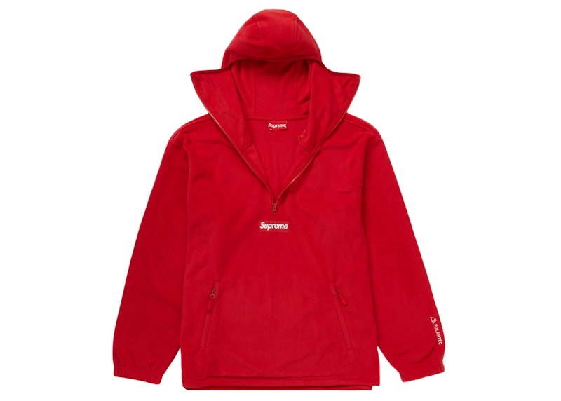 Supreme Polartec Facemask Half Zip Pullover Red 圖 2