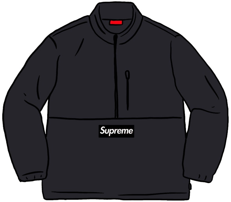 supreme-polartec-half-zip-pullover-fw-20-black