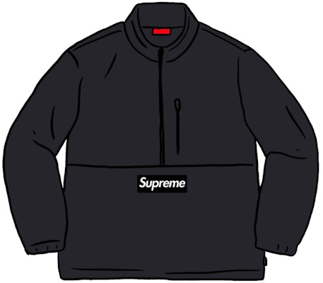 Supreme Polartec Half Zip Pullover (FW20) Black Buy Supreme Polartec Half Zip Pullover (FW20) Black